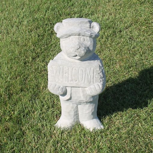 Welcome Bear 1 N Concrete Garden Supply