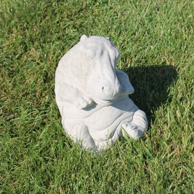 Sitting Hippo N Concrete Garden Supply