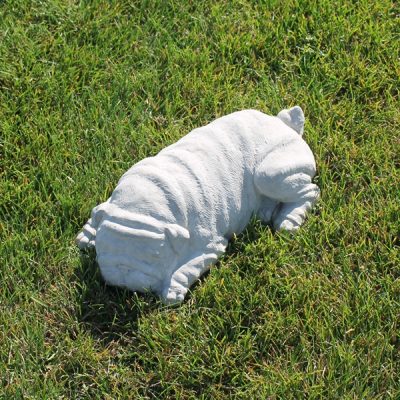 Sleeping Wrinkle Dog N Concrete Garden Supply