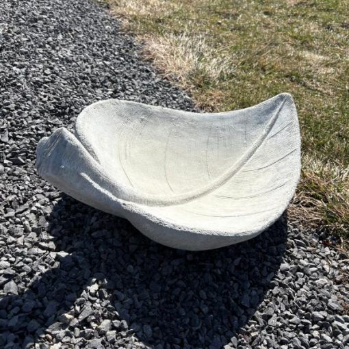 Leaf Medium Bird Bath Bowl 1 N Concrete Garden Supply