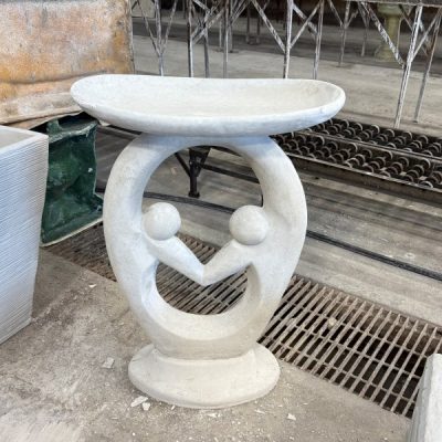 Tall Modern Bird Bath N Concrete Garden Supply