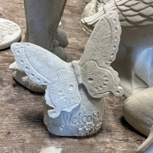 Welcome Butterfly Rock N Concrete Garden Supply