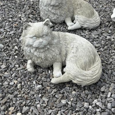 Fluffy Cat N Concrete Garden Supply