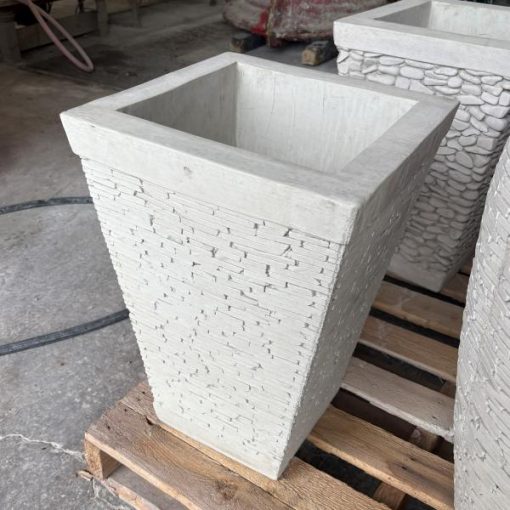 Short Square Slate Stack Planter N Concrete Garden Supply