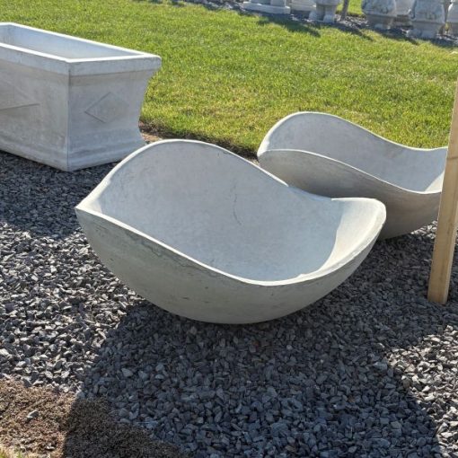 Wavy Bowl Planter N Concrete Garden Supply