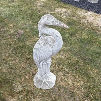 Detailed Blue Heron N Concrete Garden Supply
