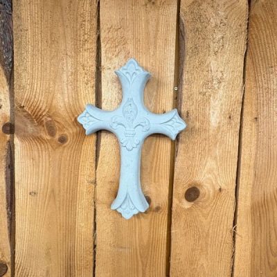 Fleur Cross Wall Hanging