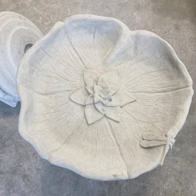 Large Lily Bird Bath Bowl